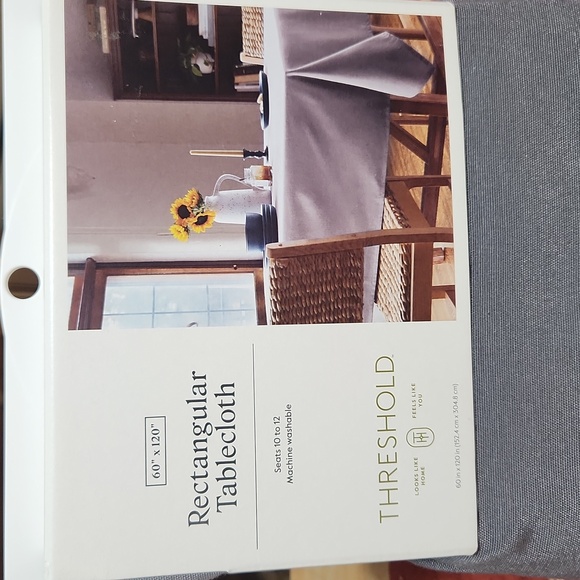 Threshold Rectangular Tablecloth - Picture 2 of 11